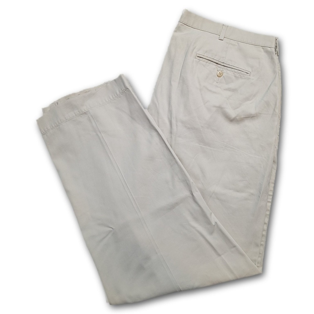 Polo Ralph Lauren Mens Pants Khaki 40x30 VTG Chino Breathable Belt Loops Pockets